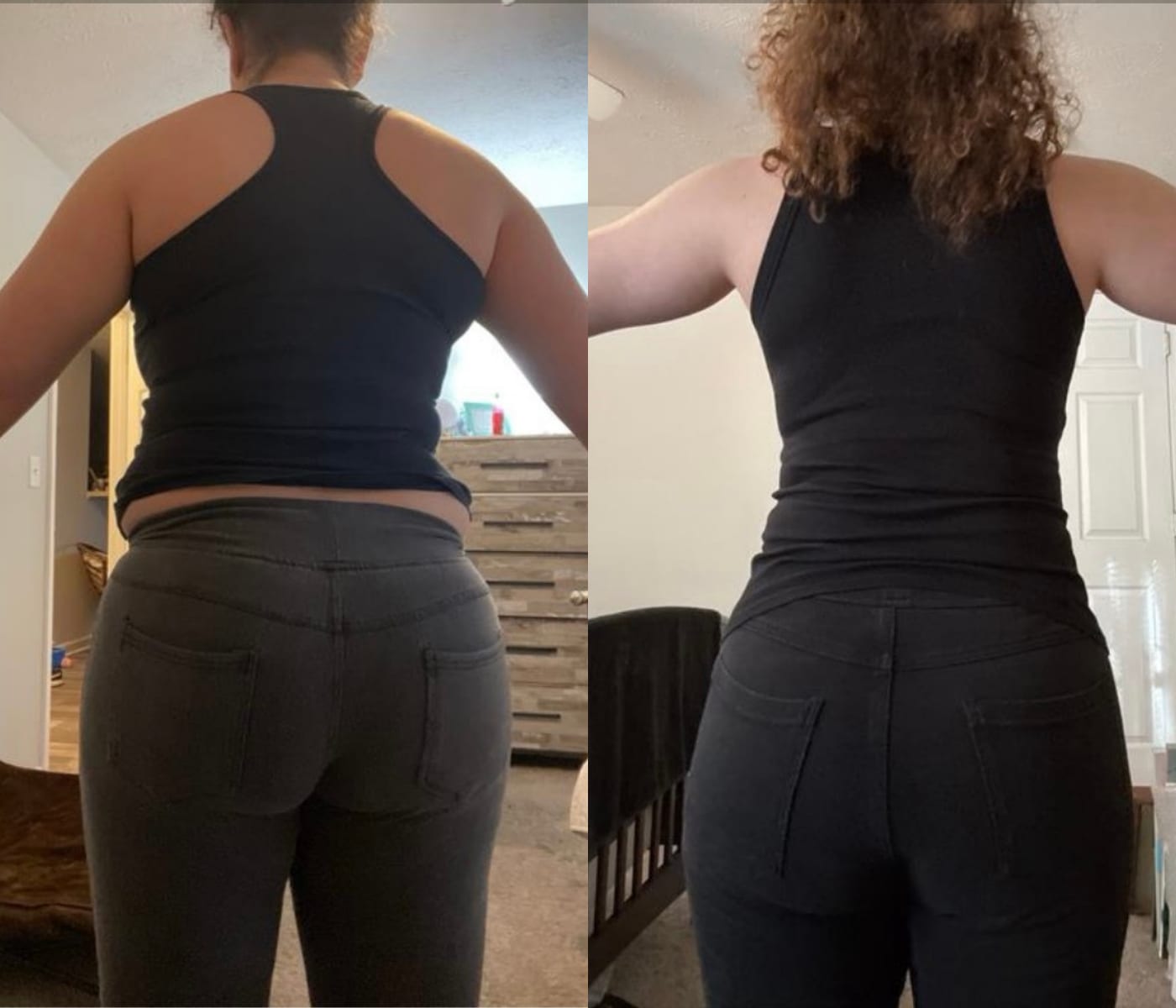 Client before and after