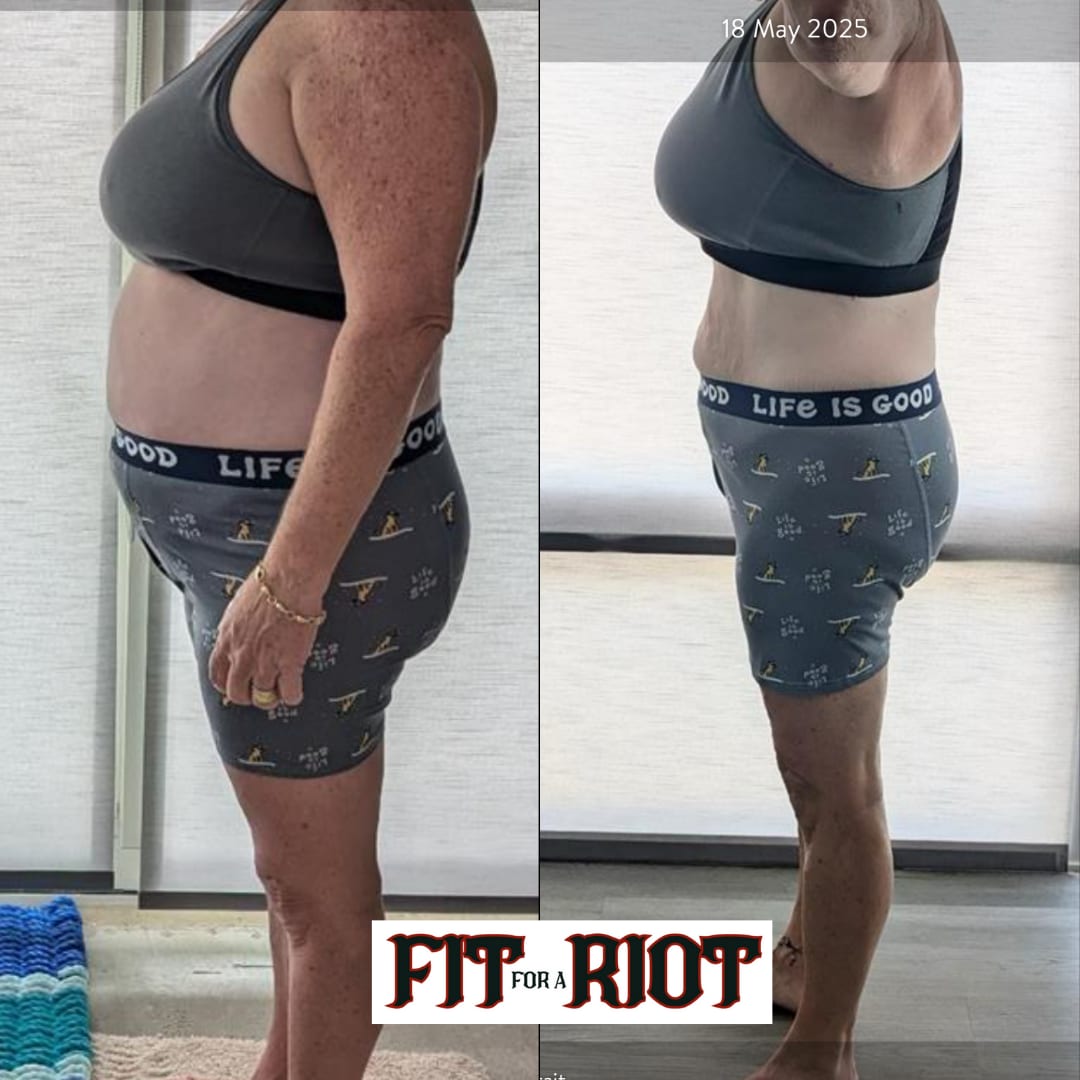 Client before and after
